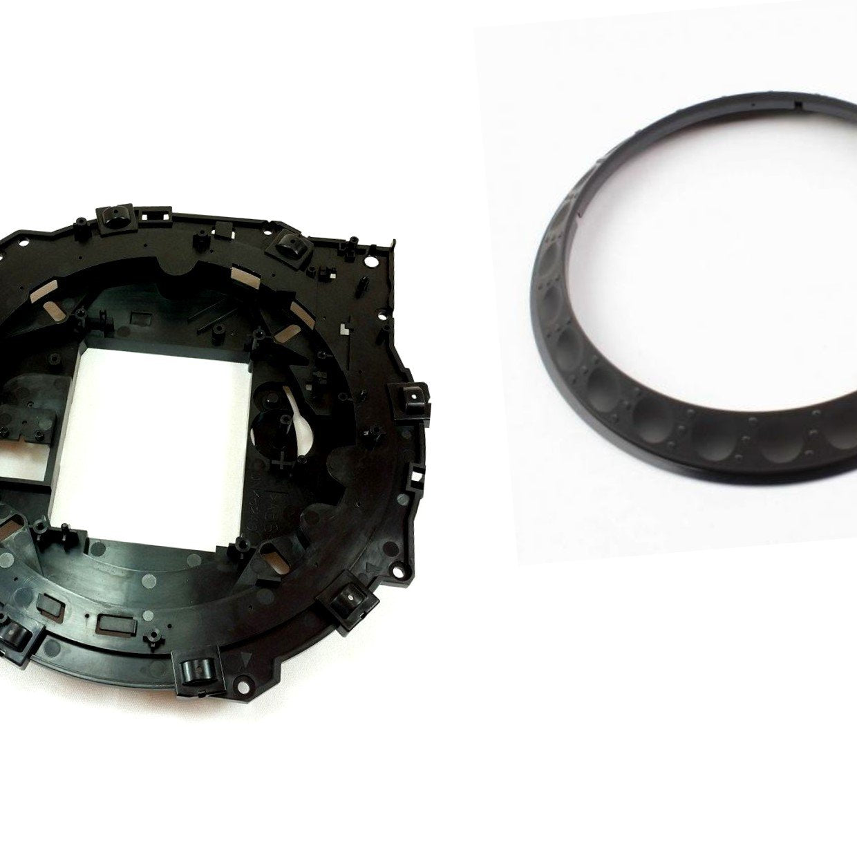 Metal and plastic parts